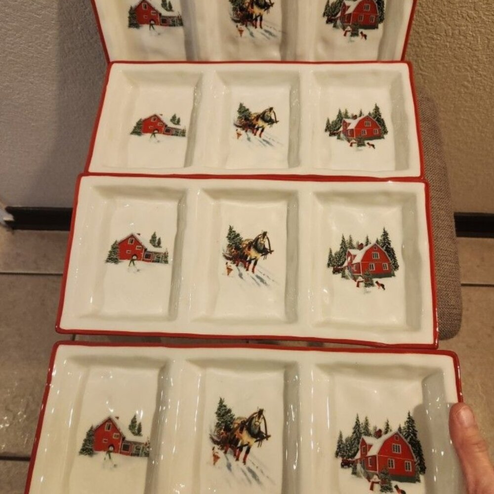 Winter scene 3 selection tray